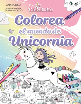 UNICORNIA LIBRO DE COLOREAR