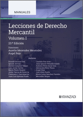 LECCIONES DE DERECHO MERCANTIL VOL I 2025