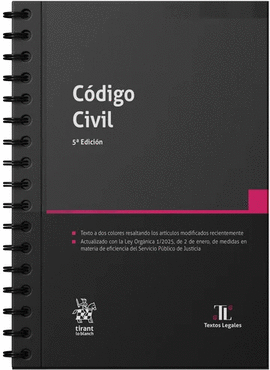 CODIGO CIVIL 2025 CON ANILLAS