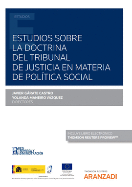 ESTUDIOS SOBRE LA DOCTRINA DEL TRIBUNAL DE JUSTICIA EN MATERIA DE POLITICA SOCIAL