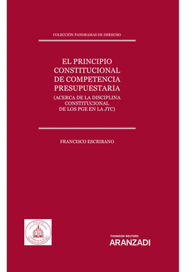 PRINCIPIO CONSTITUCIONAL DE COMPETENCIA PRESUPUESTARIA EL