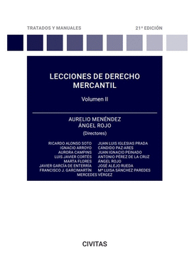 LECCIONES DE DERECHO MERCANTIL VOL II 2023