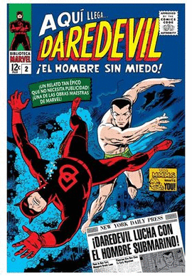 BIBLIOTECA MARVEL DAREDEVIL N 02 1965 1966