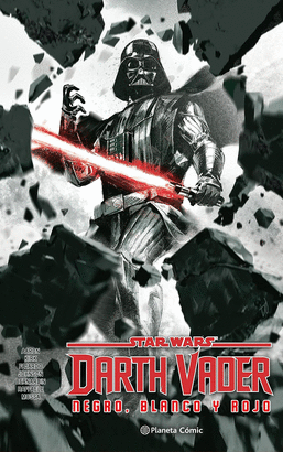 STAR WARS DARTH VADER BLANCO NEGRO Y ROJO