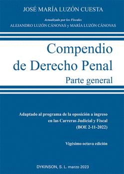 COMPENDIO DE DERECHO PENAL PARTE GENERAL 2023