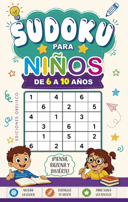 SUDOKU PARA NIÑOS DE 6 A 10 AÑOS