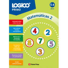 LOGICO PRIMO MATEMATICAS 2 5 - 6 AÑOS 16 FICHAS