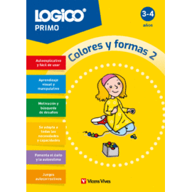 LOGICO PRIMO COLORES Y FORMAS 2  3 - 4 AÑOS