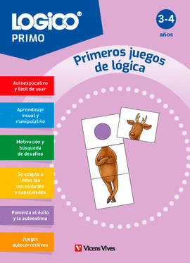 LOGICO PRIMO PRIMEROS JUEGOS DE LÓGICA 3-4 AÑOS