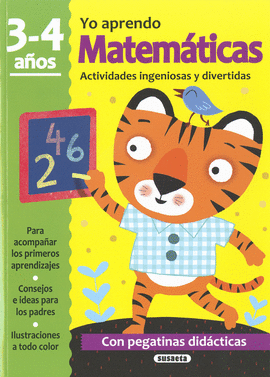 YO APRENDO MATEMÁTICAS 3 - 4 AÑOS