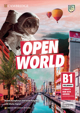 OPEN WORLD PRELIMINARY B1 ENGLISH FOR SPANISH SPEAKERS STUDENTS BOOK WITH ANSWERS