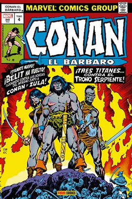 CONAN EL BARBARO LA ETAPA MARVEL ORIGINAL N 04
