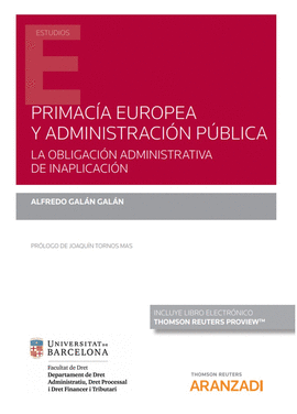 PRIMACIA EUROPEA Y ADMINISTRACION PUBLICA