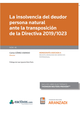 INSOLVENCIA DEL DEUDOR PERSONA NATURAL ANTE LA TRANSPOSICION DE LA DIRECTIVA 2019/1023