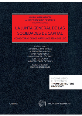 JUNTA GENERAL DE LAS SOCIEDADES DE CAPITAL LA PAPEL  E-BOOK
