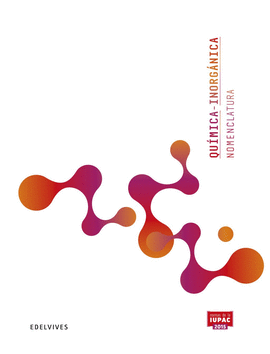 QUÍMICA INORGÁNICA  NOMENCLATURA