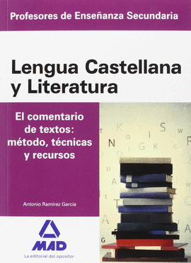 LENGUA Y LITERATURA CASTELLANA VOLUMEN PRACTICO II CUERPO DE PROFESORES DE ENSEÑANZA SECUNDARIA