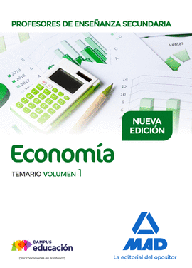 ECONOMIA TEMARIO VOL I CUERPO DE PROFESORES DE ENSEÑANZA SECUNDARIA