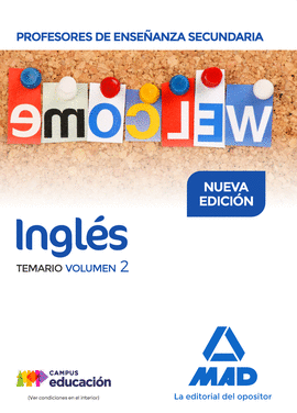 INGLES TEMARIO VOL II CUERPO DE PROFESORES DE ENSEÑANZA SECUNDARIA