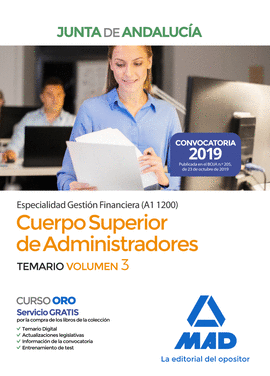 CUERPO SUPERIOR DE ADMINISTRADORES TEMARIO VOL 3 2019
