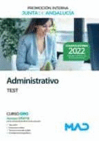 ADMINISTRATIVO JUNTA DE ANDALUCIA PROMOCION INTERNA TEST 2022