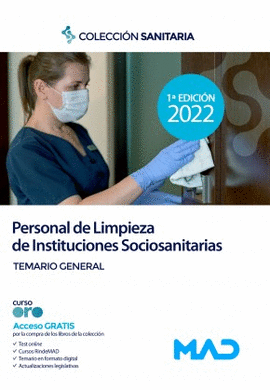 PERSONAL DE LIMPIEZA DE INSTITUCIONES SOCIOSANITARIAS TEMARIO GENERAL 2022