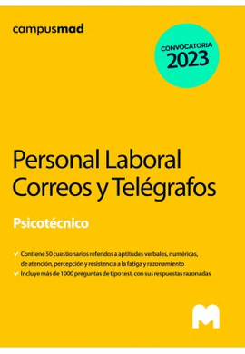 CORREOS PERSONAL LABORAL CORREOS Y TELEGRAFOS PSICOTECNICO 2023