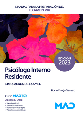 PSICOLOGO INTERNO RESIDENTE PIR SIMULACROS DE EXAMEN 2023