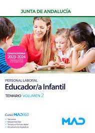 EDUCADOR INFANTIL JUNTA DE ANDALUCIA TEMARIO VOL 2 2023 2024