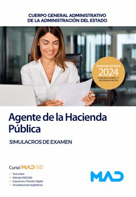 AGENTE DE LA HACIENDA PUBLICA ESTADO SIMULACROS DE EXAMEN 2024