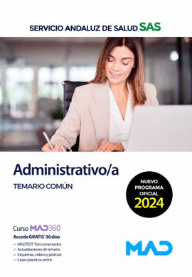 ADMINISTRATIVO /A SAS TEMARIO COMUN 2024