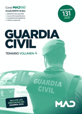 GUARDIA CIVIL 2025 TEMARIO VOL 04