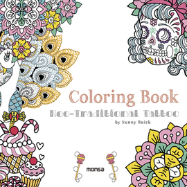 COLORING BOOK NEO TRADITIONAL TATTOO