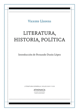 LITERATURA HISTORIA POLÍTICA