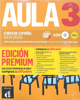 AULA 3 CURSO ESPAÑOL B 1 1  LIBRO ALUMNO EDICION PREMIUM
