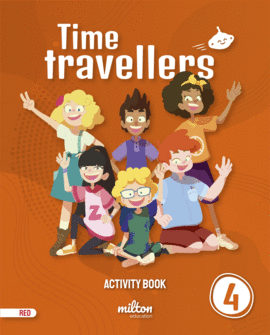 TIME TRAVELLERS 4 RED ACTIVITY BOOK ENGLISH 4 PRIMARIA