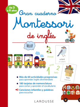 GRAN CUADERNO MONTESSORI DE INGLES DE 3 A 6 AÑOS
