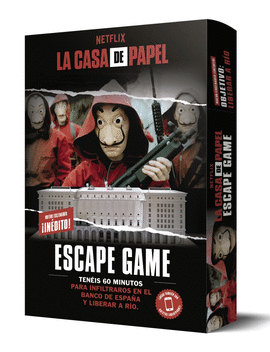 CASA DE PAPEL ESCAPE GAME OBJETIVO LIBERAR A RIO