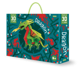 DRAGON PUZLE 3D Y LIBRO