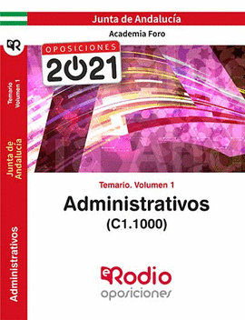 ADMINISTRATIVOS JUNTA DE ANDALUCIA TEMARIO VOL 1 2021