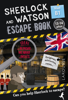 SHERLOCK AND WATSON ESCAPE BOOK 13-14 AÑOS B1