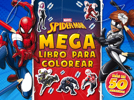 SPIDER MAN MEGALIBRO PARA COLOREAR 2