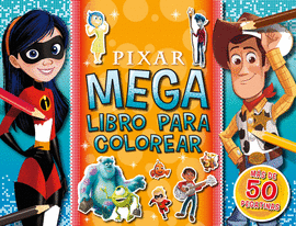 PIXAR MEGALIBRO PARA COLOREAR