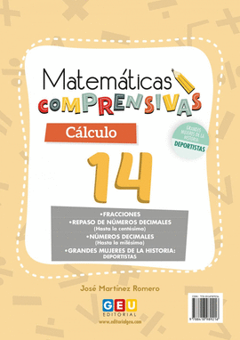 MATEMATICAS COMPRENSIVAS 14 NUMEROS Y CALCULO