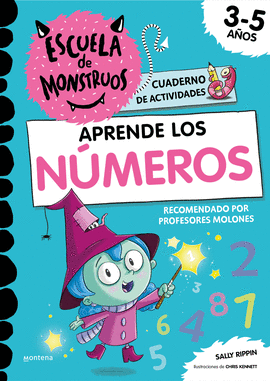 ESCUELA DE MONSTRUOS APRENDE LOS NUMEROS 3-5 AÑOS