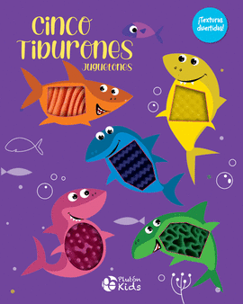 CINCO TIBURONES JUGUETONES