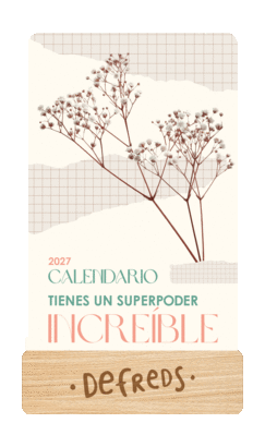 CALENDARIO MESA DE TARJETAS 2027 DEFREDS