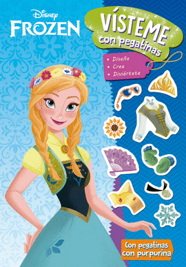 FROZEN VÍSTEME CON PEGATINAS
