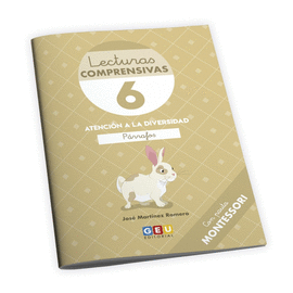 LECTURAS COMPRENSIVAS 6 PARRAFOS PAUTA MONTESSORI