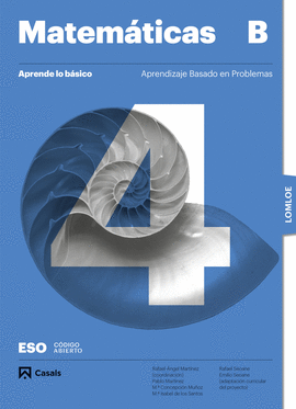 CUADERNO MATEMATICAS 4 B ESO LOMLOE